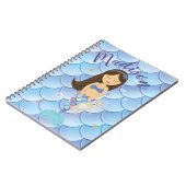 Kundenspezifisches brünettes kleines notizblock (Linke Seite)