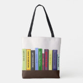 Kundenspezifisches Buch betitelt Bücherregal Tasche (Rückseite)