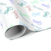 Kundenspezifisches buntes geschenkpapier (Rolleneckpunkt)