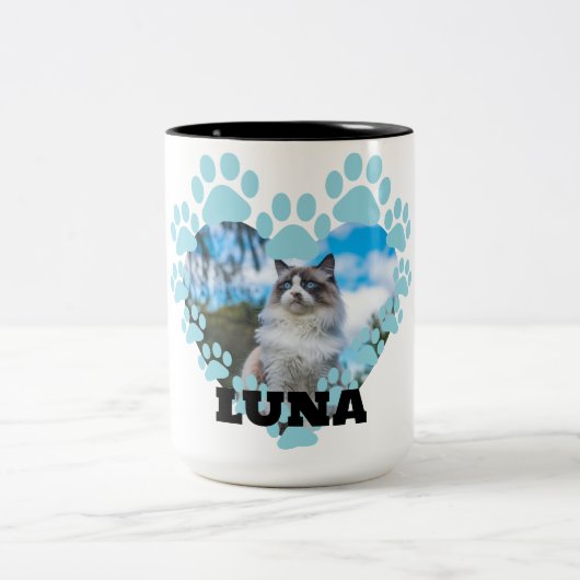 Kundenspezifisches Cat-Foto Kaffeemaschine Tasse m (Mittel)