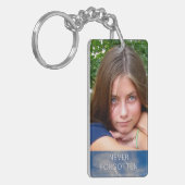 Kundenspezifisches Denkmal addieren Schlüsselanhänger (Vorderseite links)