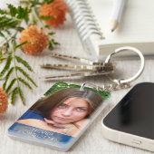 Kundenspezifisches Denkmal addieren Schlüsselanhänger (Vorderseite rechts)