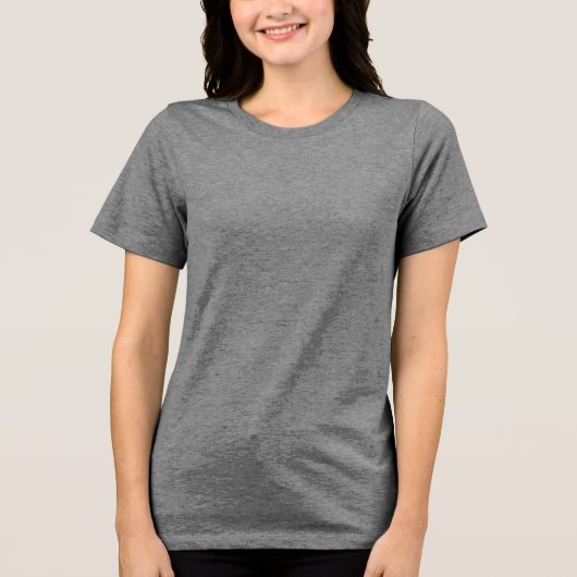 kundenspezifisches Design Tri-Blend Shirt (Vorderseite)