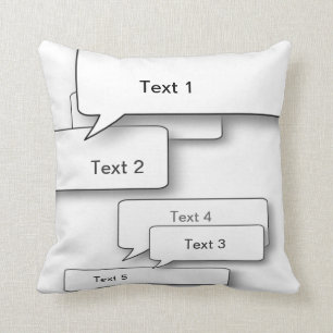 KUNDENSPEZIFISCHES DIALOG-KISSEN DES SPASS-DIY - KISSEN