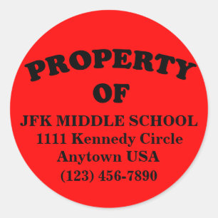 Kundenspezifisches Eigentum der Aufkleber