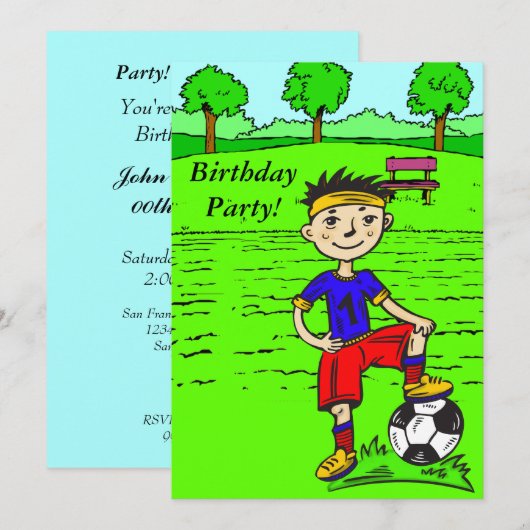 Kundenspezifisches Einladung (Vorne/Hinten)