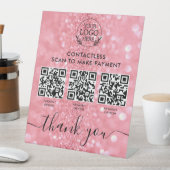 Kundenspezifisches Endkundenwerbung mit Multi-QR-C Sockelschild (In Situ)