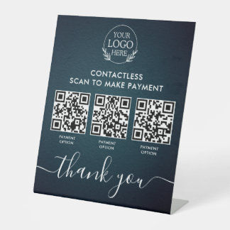 Kundenspezifisches Endkundenwerbung mit Multi-QR-C Sockelschild