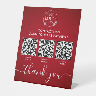 Kundenspezifisches Endkundenwerbung mit Multi-QR-C Sockelschild