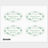 Kundenspezifisches Etikett für Jam Jelly Reservier Ovaler Aufkleber (Blatt)