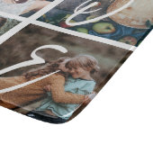 Kundenspezifisches Familien-Foto-Collagen-Andenken Schneidebrett (Ecke)