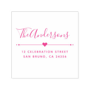 Kundenspezifisches Familienname-Skript u. Permastempel