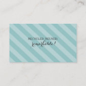 kundenspezifisches Farbkleiderblindes Visitenkarte (Rückseite)