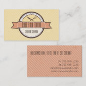 Kundenspezifisches FarbKochsmesser wischen das Visitenkarte (Vorne/Hinten)