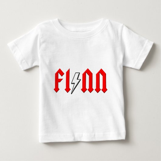 kundenspezifisches FINNrock-and-rollShirt Baby T-shirt (Vorderseite)