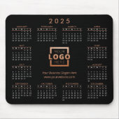 Kundenspezifisches Firmenlogo 2023 Kalender-Rose G Mousepad (Vorne)