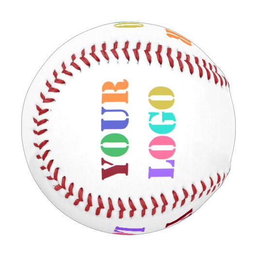 Kundenspezifisches Firmenlogo - Baseball-Geschenk Baseball (Vorderseite Links)