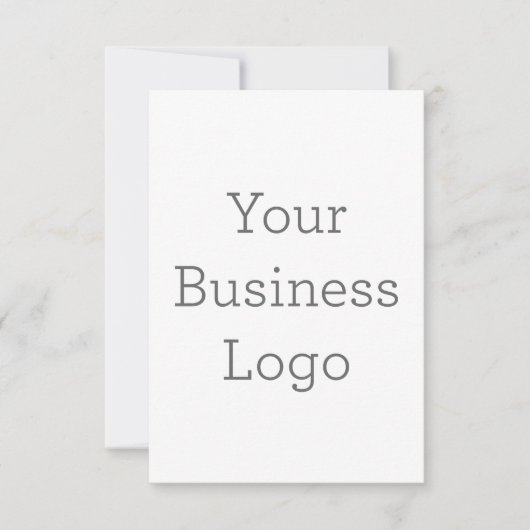 8,89 cm x 12,7 cm Flache Dankeskarte (Vorderseite)