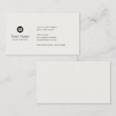 Kundenspezifisches Firmenlogo, einfach, modern, mi Visitenkarte (Vorne/Hinten)