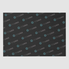 Kundenspezifisches Firmenlogo schwarze Verpackung Seidenpapier