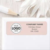 Kundenspezifisches Firmenlogo und Rücksendeadresse (Insitu)