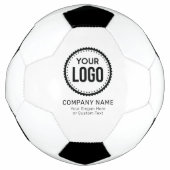 Kundenspezifisches Firmenlogo und Slogan mit Werbe Fußball (Vorderseite)