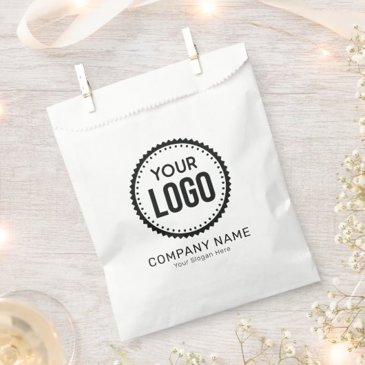 Kundenspezifisches Firmenlogo und Slogan mit Werbe Geschenktütchen (Ausgeschnitten)