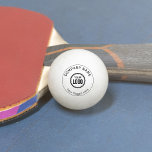 Kundenspezifisches Firmenlogo und Slogan mit Werbe Tischtennisball<br><div class="desc">Personalisieren Sie einen Ball mit dieser einfachen und minimalistischen Vorlage, und fördern Sie Ihr Unternehmen oder Unternehmen zu erhöhen Leads und generieren Sie mehr Umsatz. Fügen Sie Ihre Daten hinzu, Alle Textstile, Farben, Größen können an Ihre Bedürfnisse angepasst werden. Wenn Sie Hilfe oder passende Artikel benötigen, kontaktieren Sie mich bitte...</div>