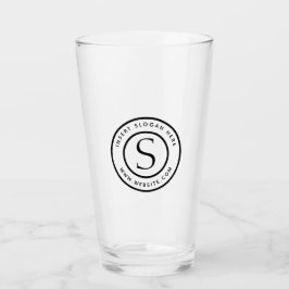 Kundenspezifisches förderndes Monogramm Glas