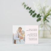 Kundenspezifisches Foto 4 Foto Visitenkarte (Stehend Vorderseite)