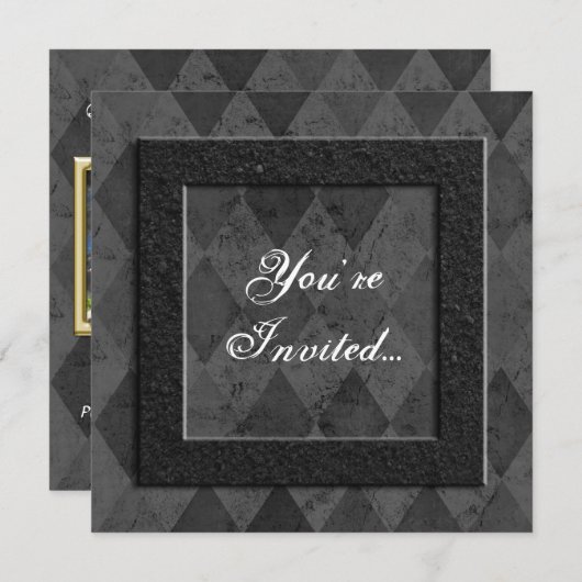 Kundenspezifisches Foto-Abendessen oder Party Einladung (Vorne/Hinten)