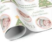 Kundenspezifisches Foto-erstes Geschenkpapier (Rolleneckpunkt)