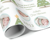 Kundenspezifisches Foto-erstes Geschenkpapier (Rolleneckpunkt)