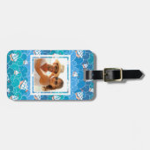 Kundenspezifisches Foto-felsiges Seemuster Gepäckanhänger (Vorderseite horizontal)