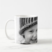 Kundenspezifisches Foto-frohe Weihnachten mit Kaffeetasse (Links)