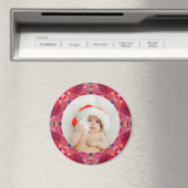 Kundenspezifisches Foto Frohe Weihnachten Moderne Magnet (In Situ (Geschirrspüler))