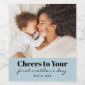 Kundenspezifisches Foto für das Weinetikett der er (Einzelnes Label)