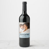 Kundenspezifisches Foto für das Weinetikett der er (Vorderseite)