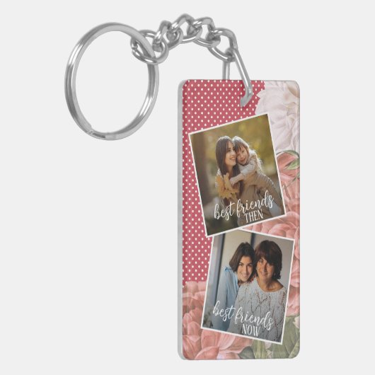Kundenspezifisches Foto für die besten Freunde dam Schlüsselanhänger (Vorderseite links)
