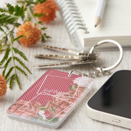 Kundenspezifisches Foto für die besten Freunde dam Schlüsselanhänger (Vorderseite rechts)