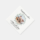 Kundenspezifisches Foto für Haustiere nach Hochzei Serviette (Ecke)