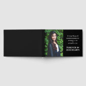 Kundenspezifisches Foto für immer in unserem Herze Gästebuch (Voll)