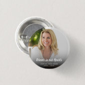 Kundenspezifisches Foto für immer in unserer Herzb Button (Vorne & Hinten)
