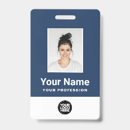 Kundenspezifisches Foto für Mitarbeiter, Bar, Logo Ausweis