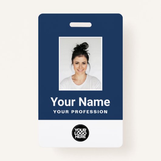 Kundenspezifisches Foto für Mitarbeiter, Bar, Logo Ausweis (Vorderseite)