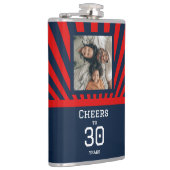 Kundenspezifisches Foto - Geburtstag Flachmann (Rechts)