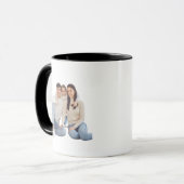 Kundenspezifisches Foto Geschenk für sie, Gesichts Tasse (Vorderseite Links)