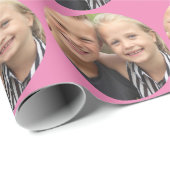 Kundenspezifisches Foto Geschenkpapier (Rolleneckpunkt)