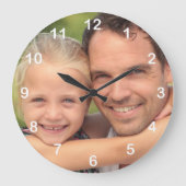 Kundenspezifisches Foto Große Wanduhr (Vorderseite)