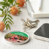 Kundenspezifisches Foto-großer erstklassiger Schlüsselanhänger (Seite)